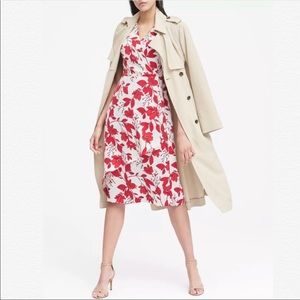 NWT Banana Republic Floral Faux Wrap Dress